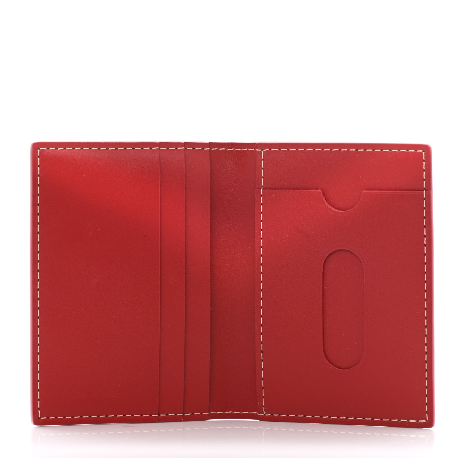 Goyard Goyardine Saint Marc Card Holder Red 4 of 5