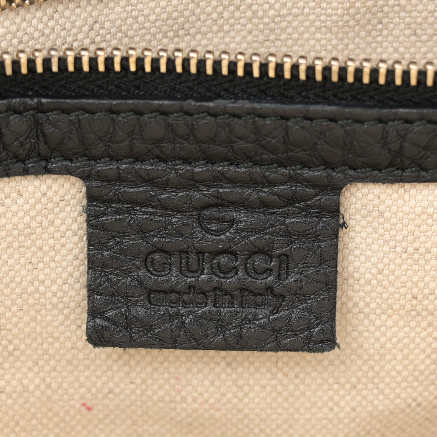 Gucci Calfskin Vintage Web Medium Boston Black 6 of 17