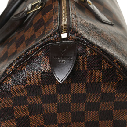 Louis Vuitton Damier Ebene Speedy 35 6 of 13