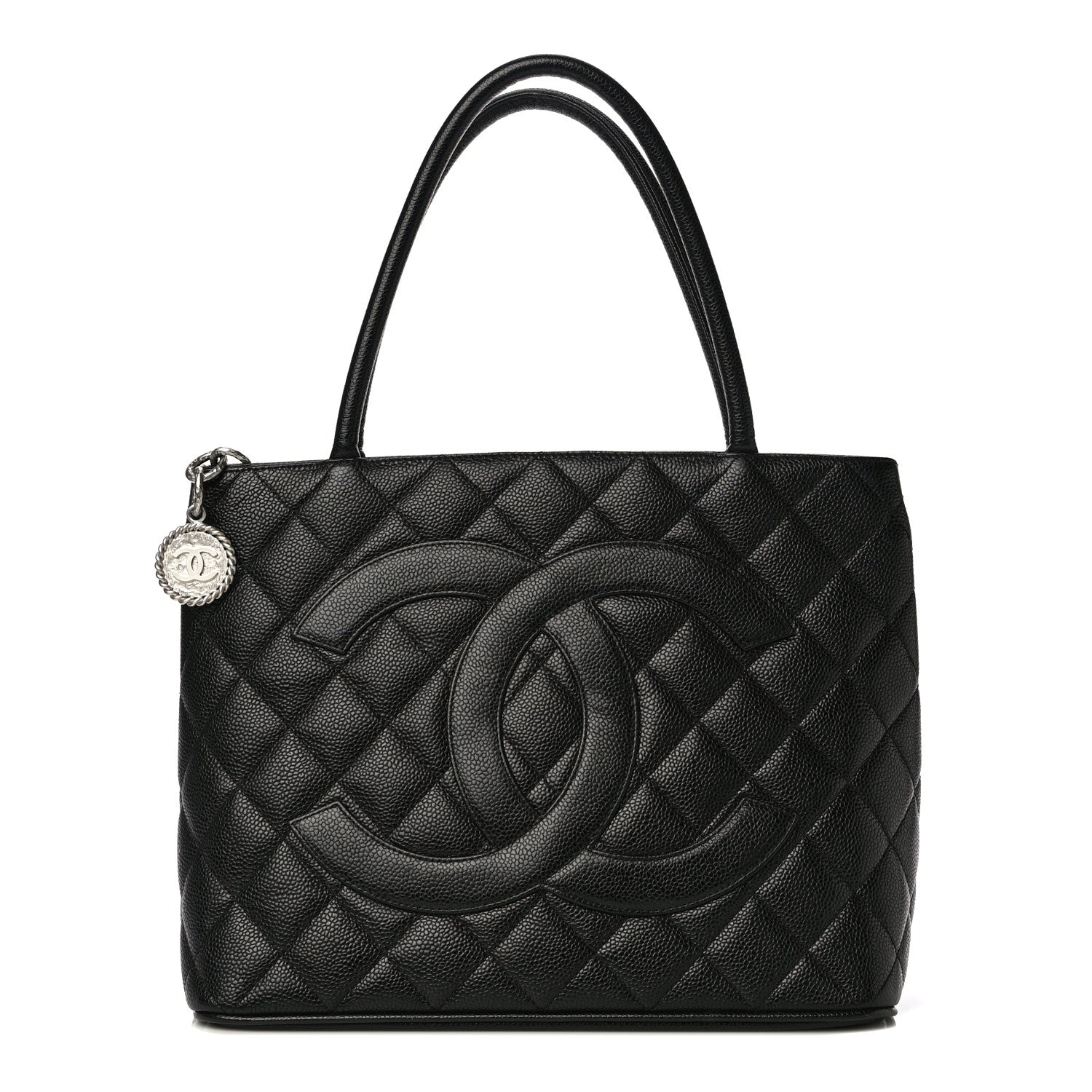 Chanel Caviar Quilted Medallion Tote Black 1 of 11