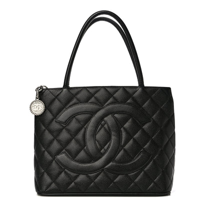 Chanel Caviar Quilted Medallion Tote Black 1 of 11