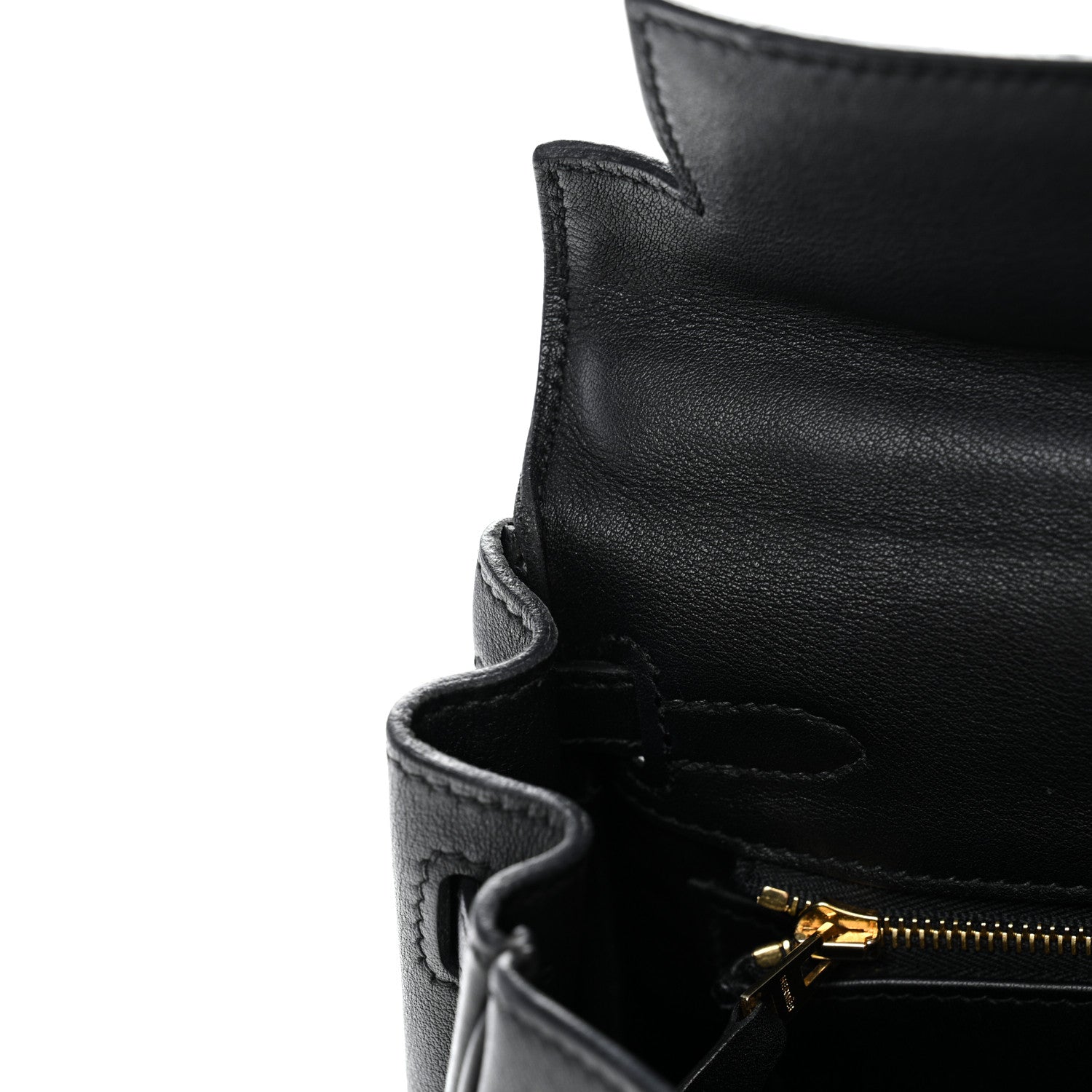 Hermes Swift Kelly Retourne 25 Black 13 of 13