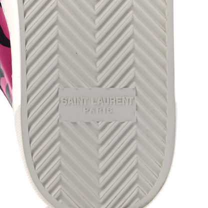 Saint Laurent Nappa Zebra Venice Sneakers 39.5 Fuchsia Black 6 of 9