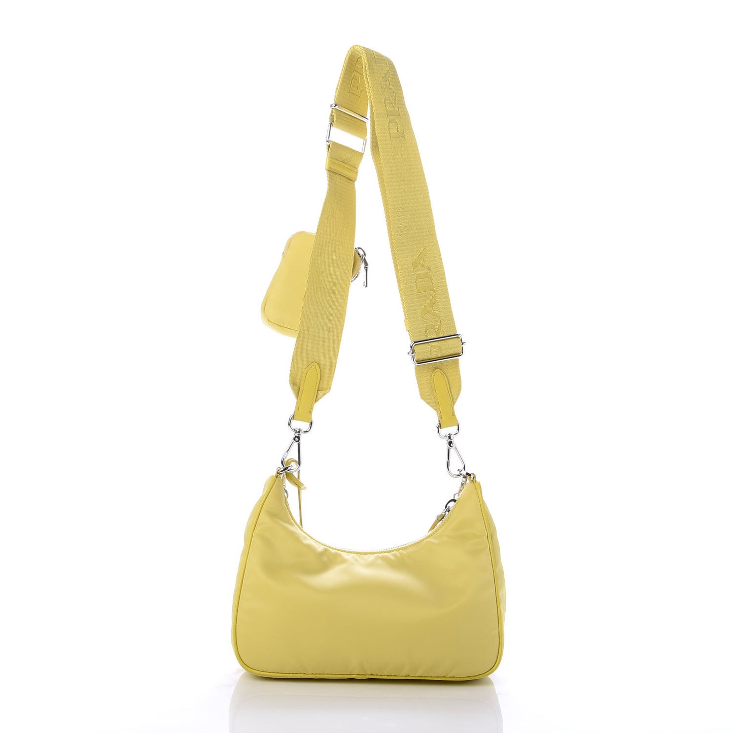 Nylon Saffiano Re-Edition 2005 Shoulder Bag Ananas