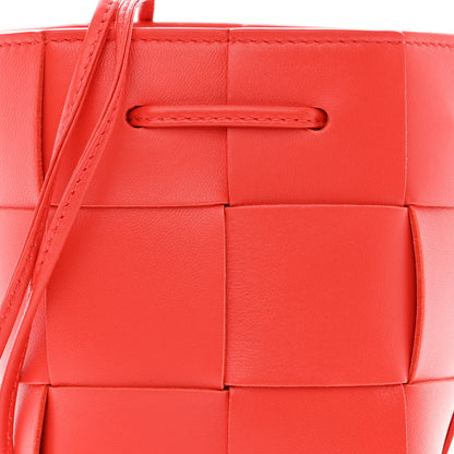 Bottega Veneta Nappa Maxi Intrecciato Mini Cassette Bucket Bag Sunburst 7 of 9