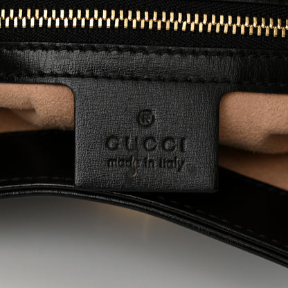 Gucci Boarded Dyana Lux Calfskin Small Jackie 1961 Hobo Black 6 of 10