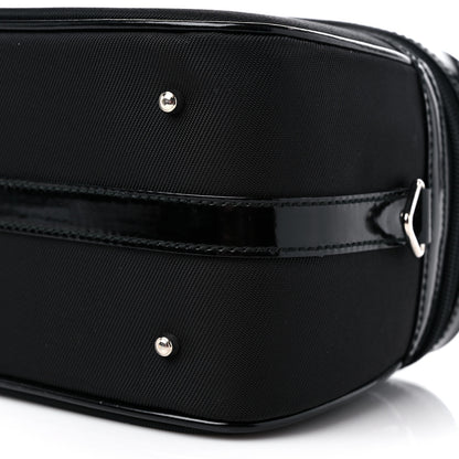Gucci Canvas Patent Calfskin Bamboo Cosmetic Case Black 11 of 13