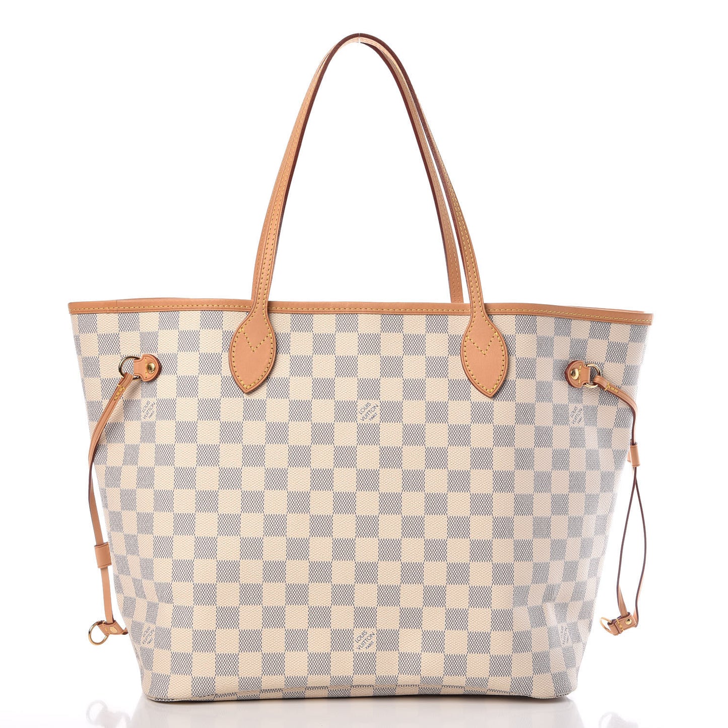 Damier Azur Neo Neverfull MM Rose Ballerine
