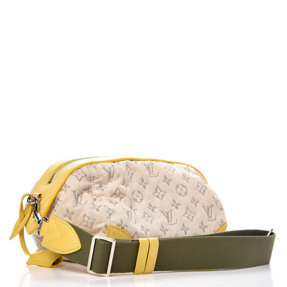 Louis Vuitton Monogram Denim Pochette Round Yellow 3 of 8