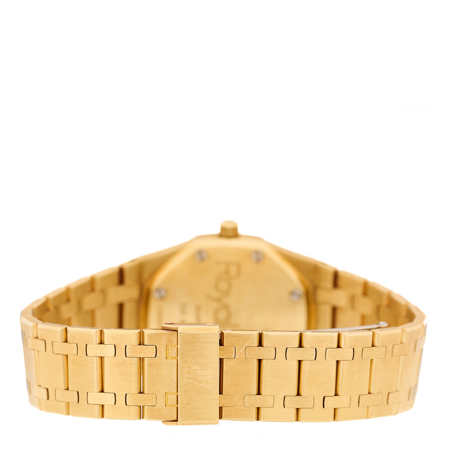 Audemars Piguet 18K Yellow Gold Diamond 30mm Royal Oak Quartz Watch 6008.BA.484 3 of 5