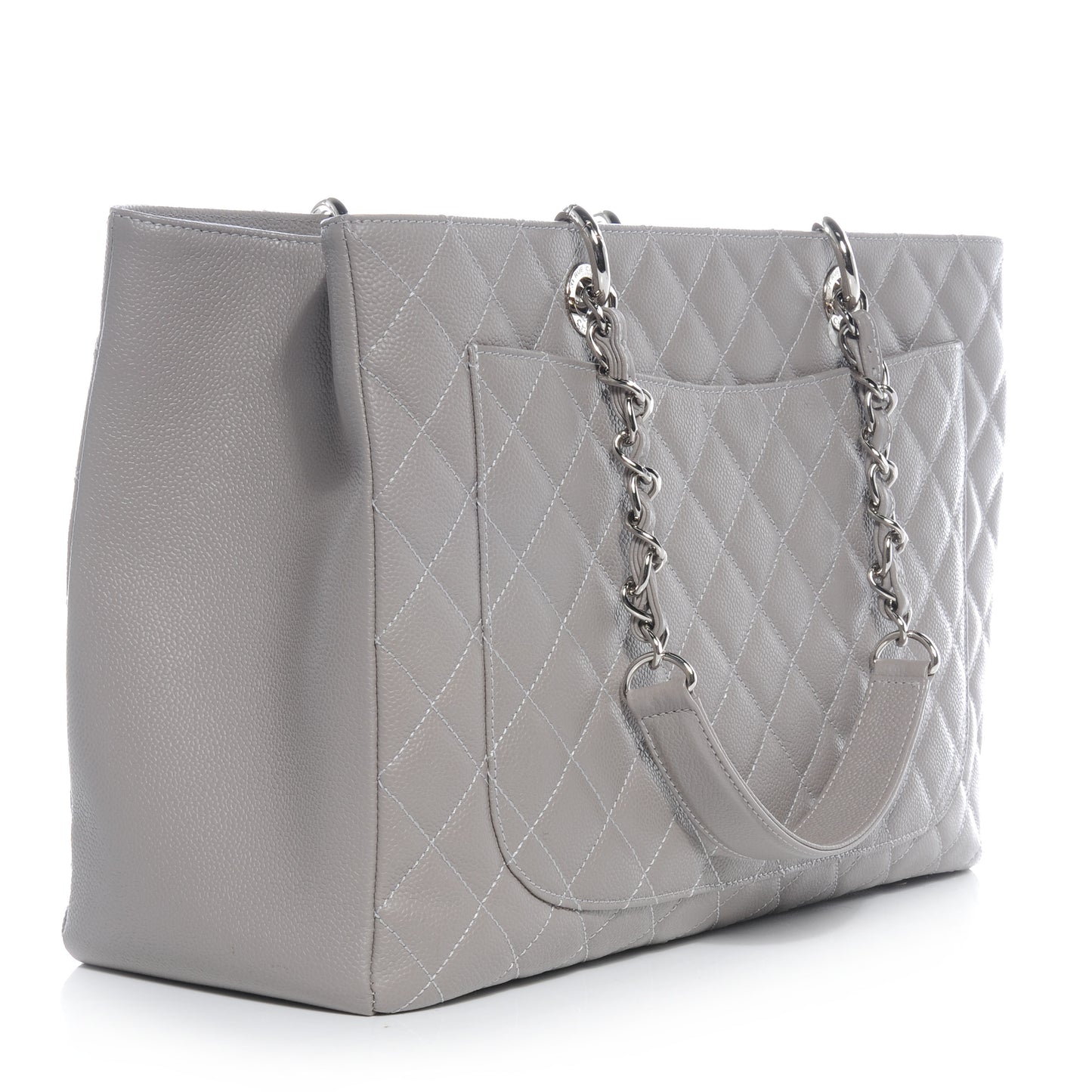 Caviar XL Grand Shopping Tote GST Grey