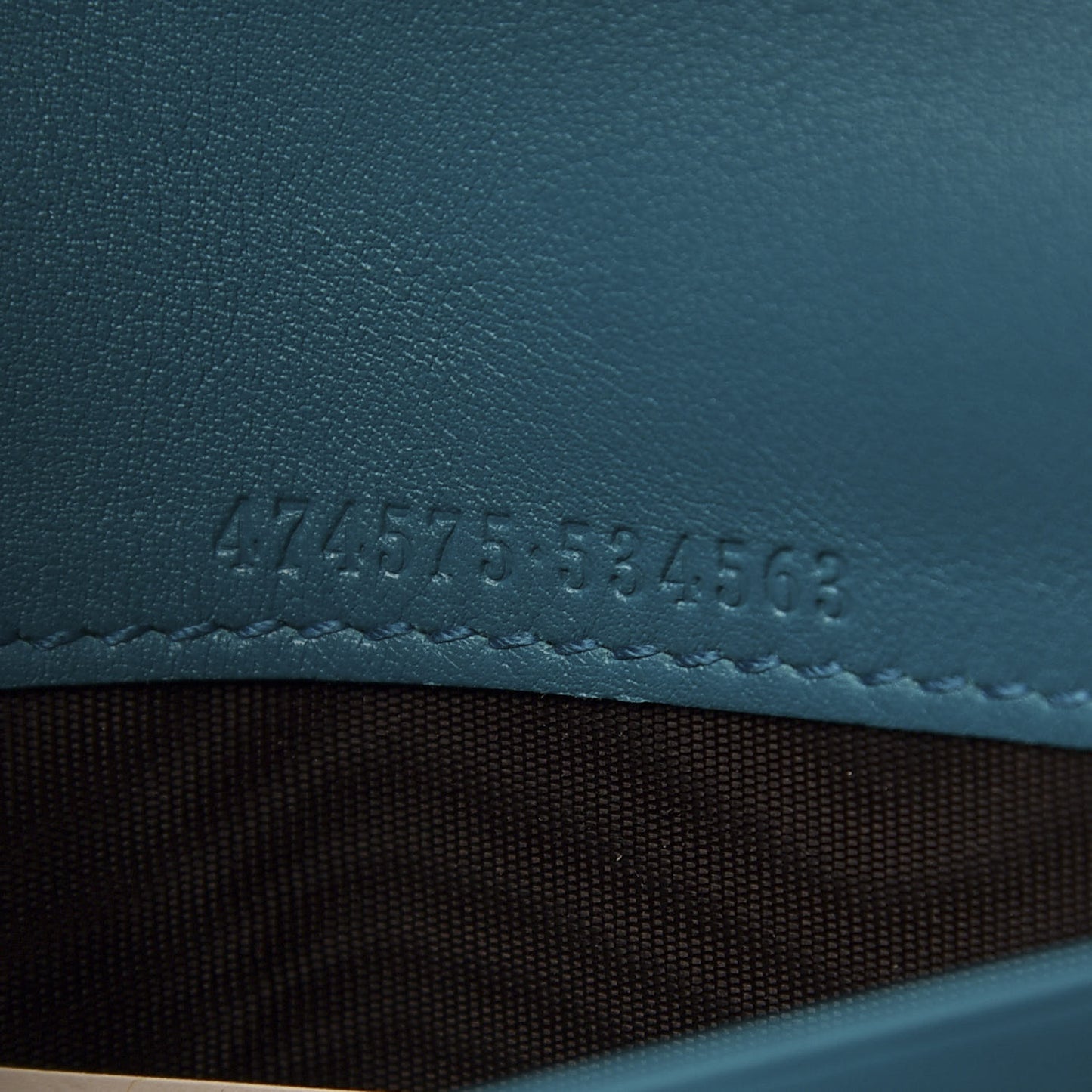 Velvet Matelasse GG Marmont Chain Wallet Pavone Cyan