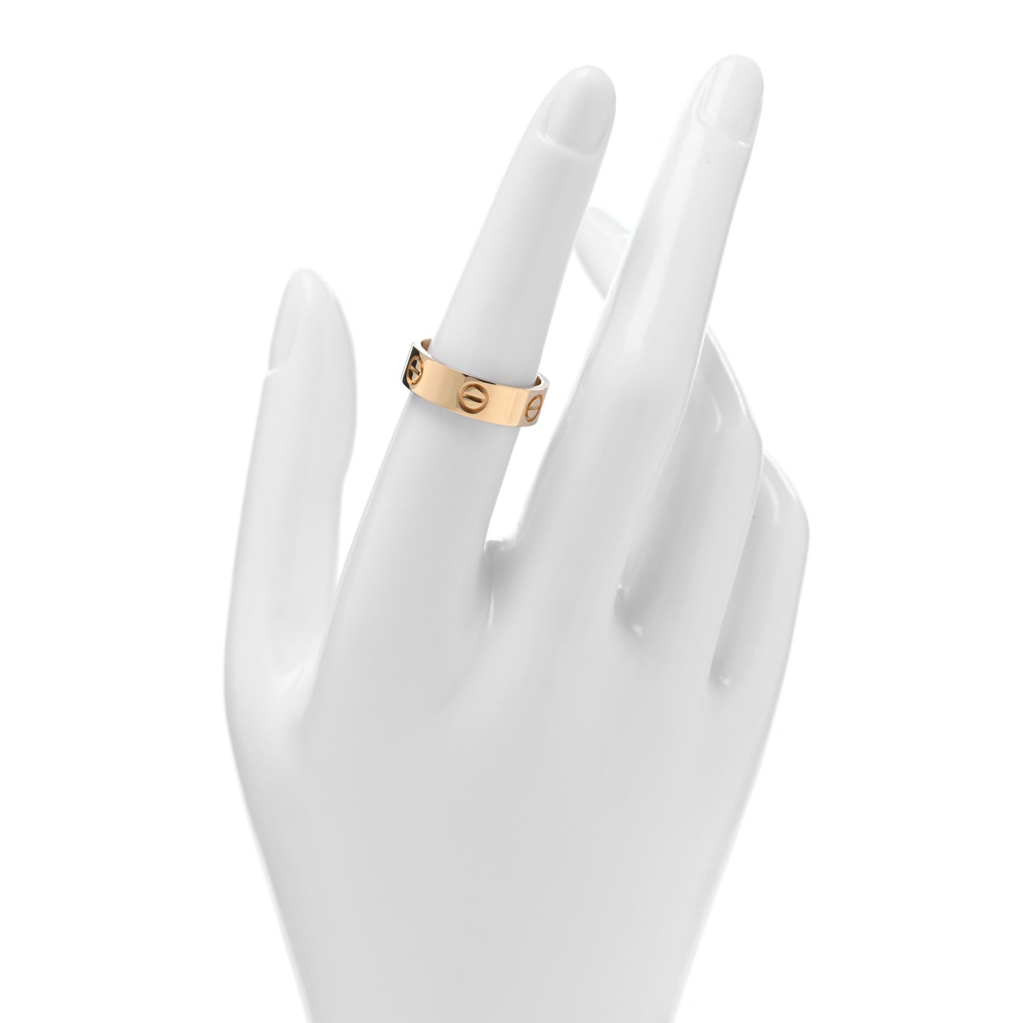 18K Yellow Gold 5.5mm LOVE Ring 53 6.5