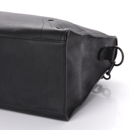 Balenciaga Veau Soyeux Perforated Blackout Hardware City Black 8 of 11