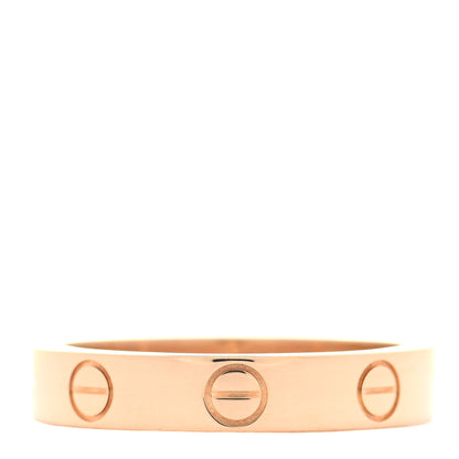 Cartier 18K Yellow Gold 3.5mm LOVE Wedding Band Ring 52 6 1 of 4