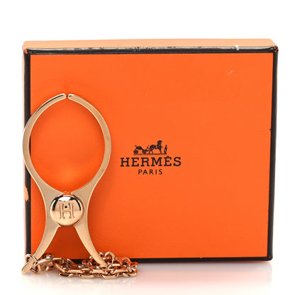Hermes Permabrass Filou Glove Clip Rose Gold 5 of 5