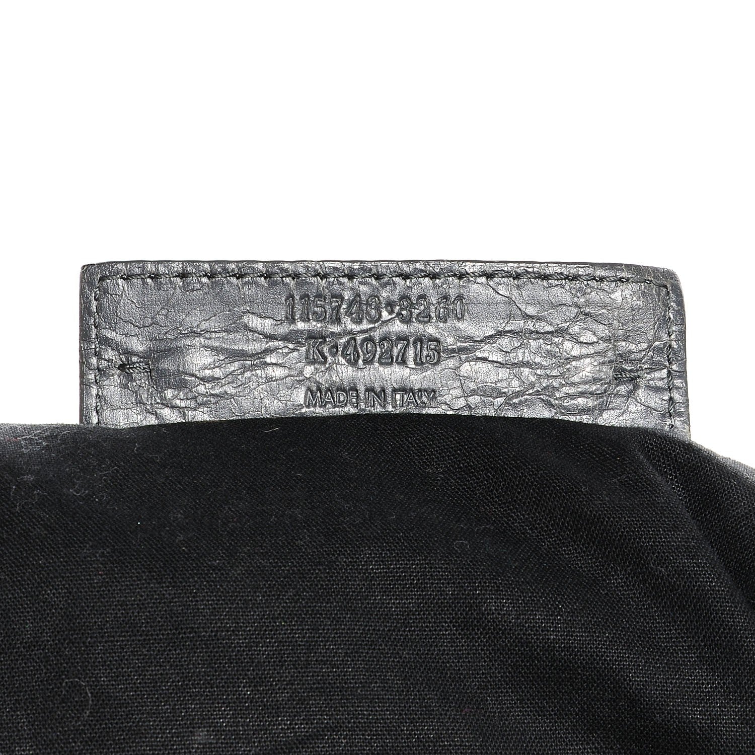 Balenciaga Agneau Classic Hardware City Gris Tarmac 2 of 11