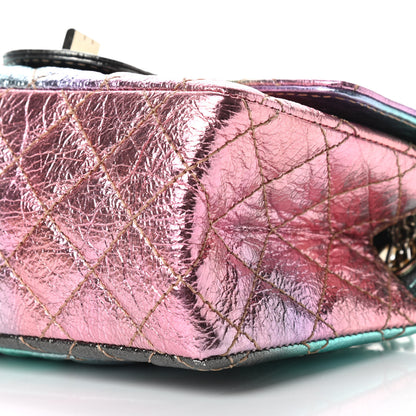 Chanel Metallic Goatskin Quilted Mini 2.55 Reissue Flap Multicolor 9 of 9