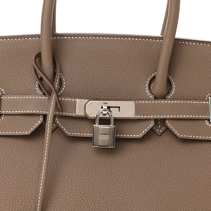 Hermes Togo Birkin 35 Etoupe 7 of 9