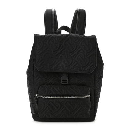 Burberry Econyl Logo Quilted Kids Backpack Black 1 of 11
