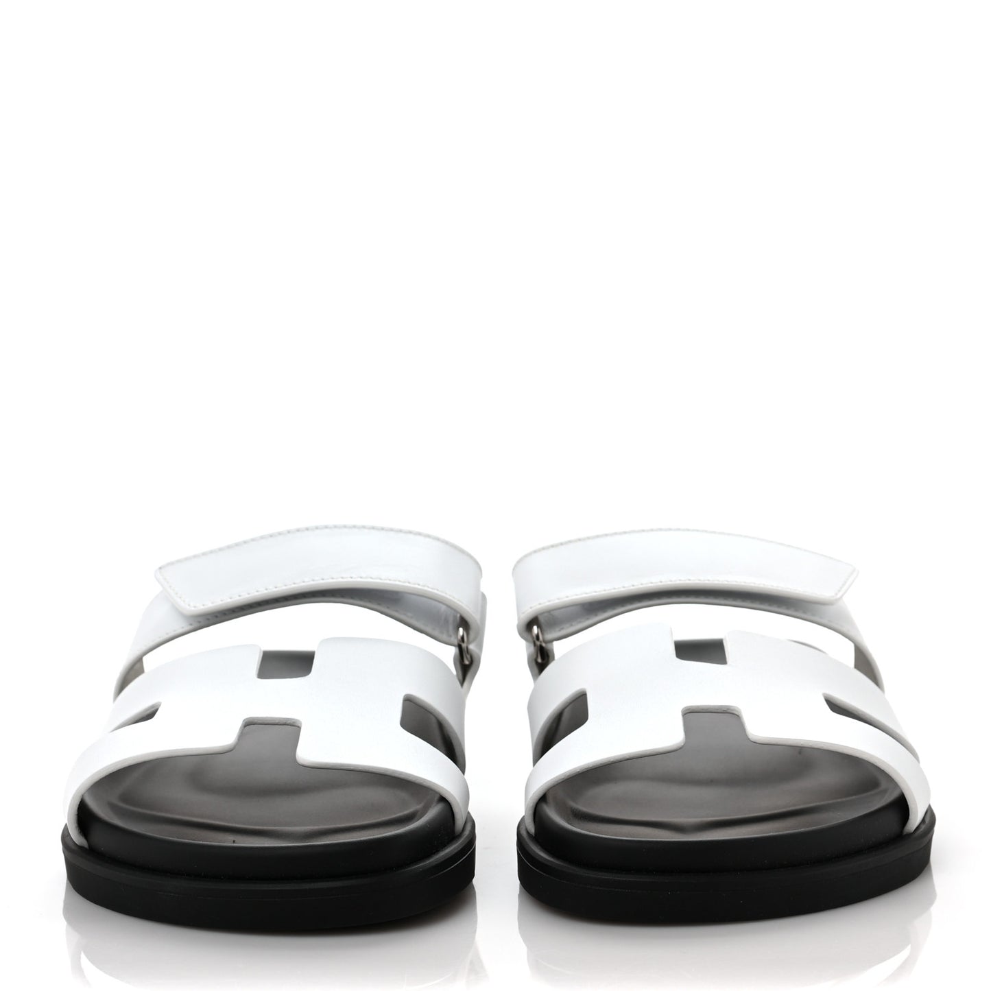Calfskin Womens Chypre Sandals 36.5 White