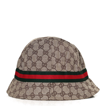 Gucci Monogram Web Bucket Hat L Brown 4 of 7
