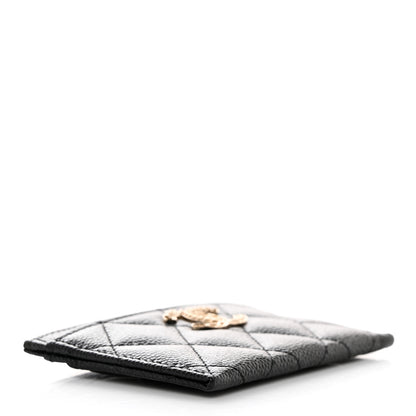Chanel Caviar Quilted Multi Chain CC Card Holder Black 5 of 8