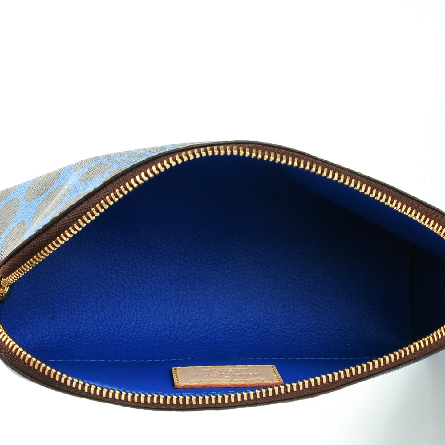 Monogram Kusama Pumpkin Dots Cosmetic Pouch Blue