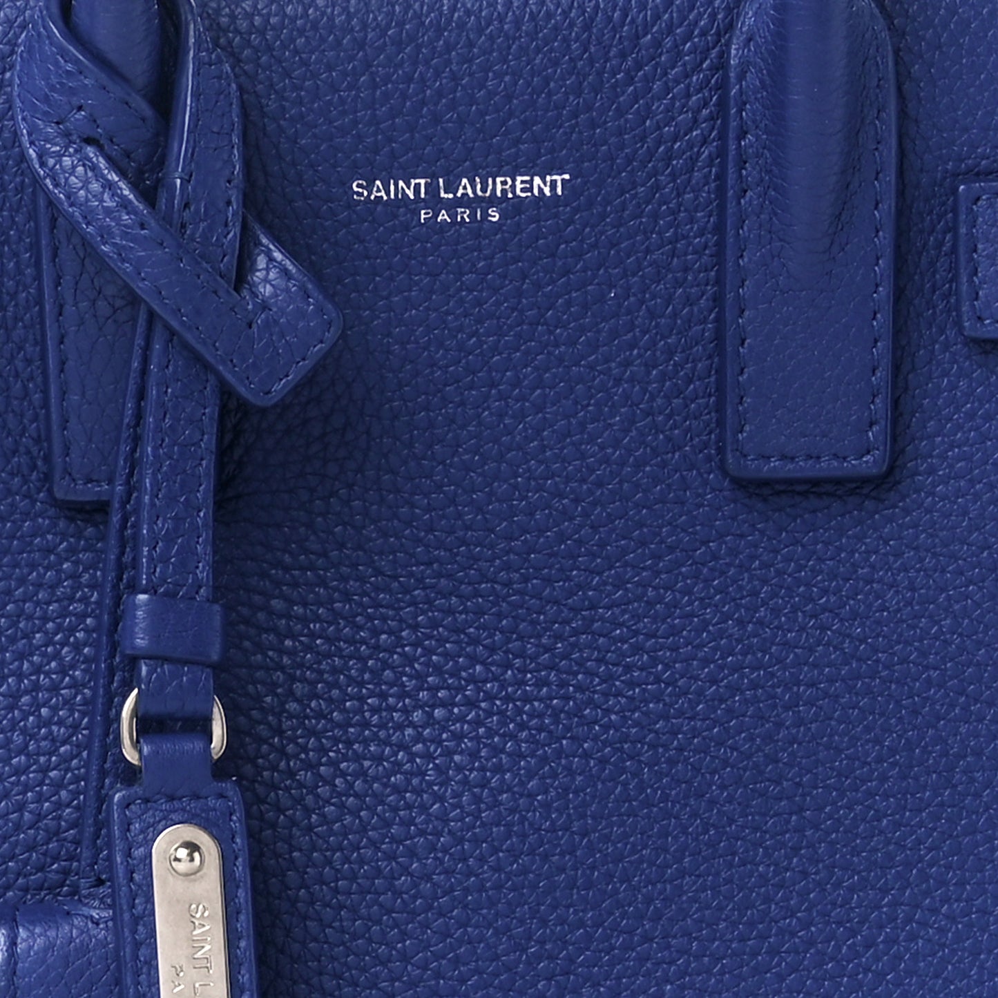 Grained Calfskin Nano Supple Sac De Jour Flash Blue