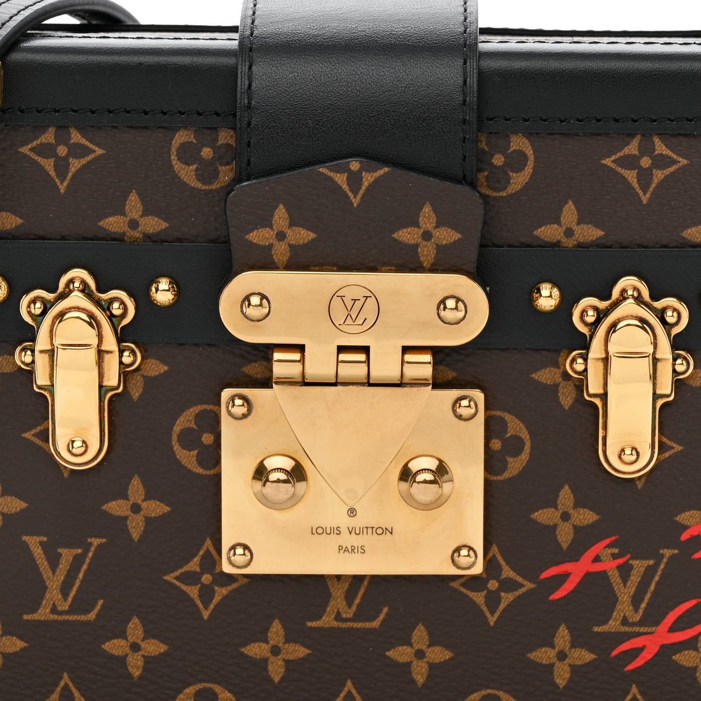 Monogram Petite Malle Black