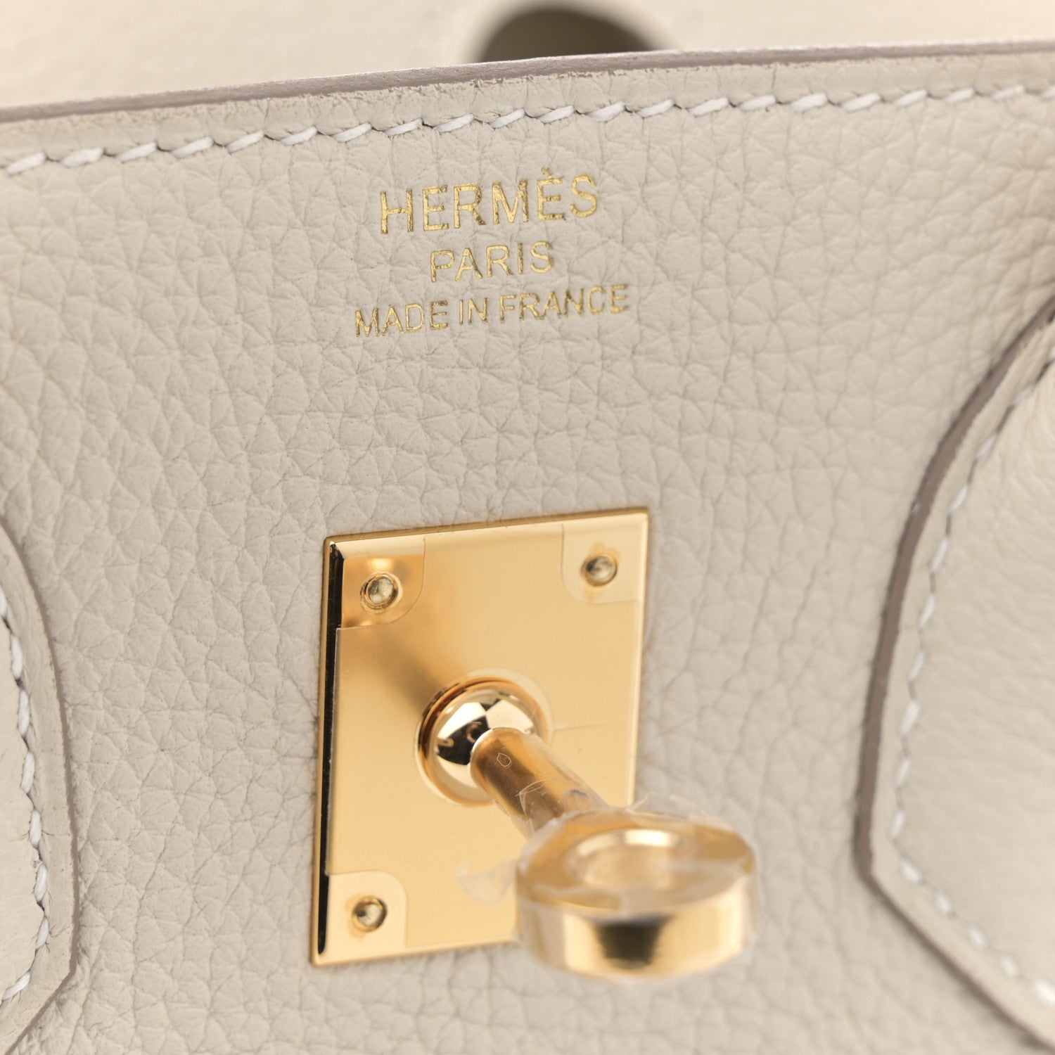 Hermes Togo Birkin 25 Craie 5 of 9
