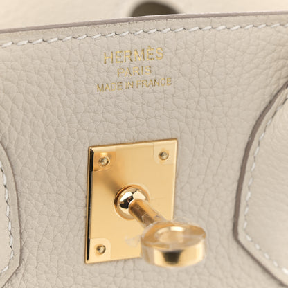 Hermes Togo Birkin 25 Craie 5 of 9