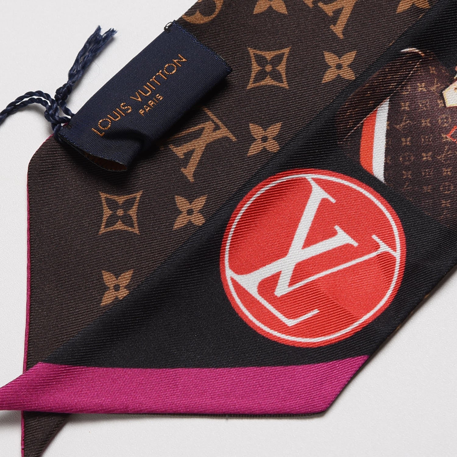 Louis Vuitton Silk Monogram Tribute to Speedy BB Bandeau 3 of 5