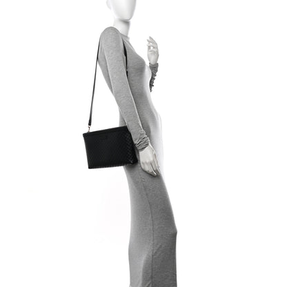 Gucci Microguccissima Flat Crossbody Black 2 of 10