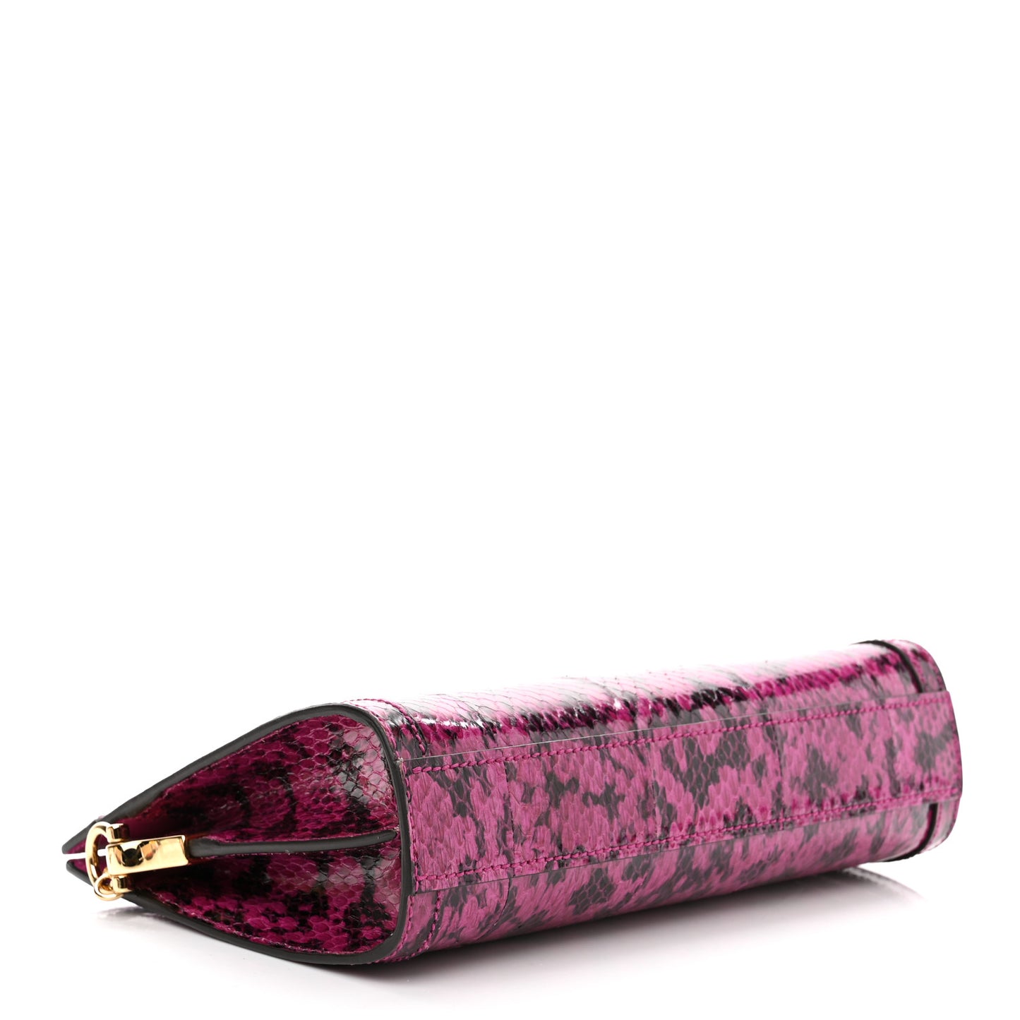 Snakeskin GG Small Ophidia Chain Shoulder Bag Pink