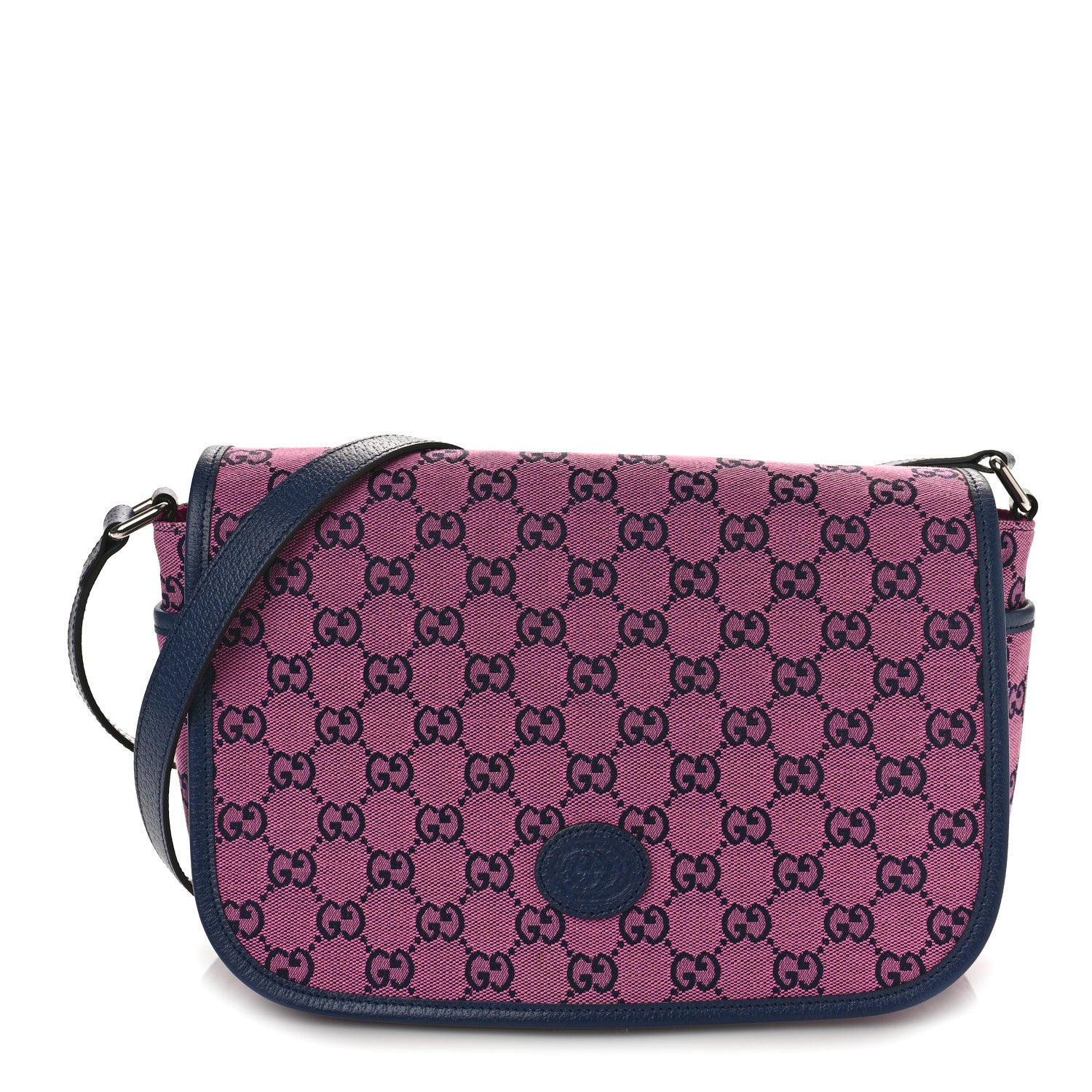 Gucci Monogram GG Childrens Messenger Bag Pink 1 of 9