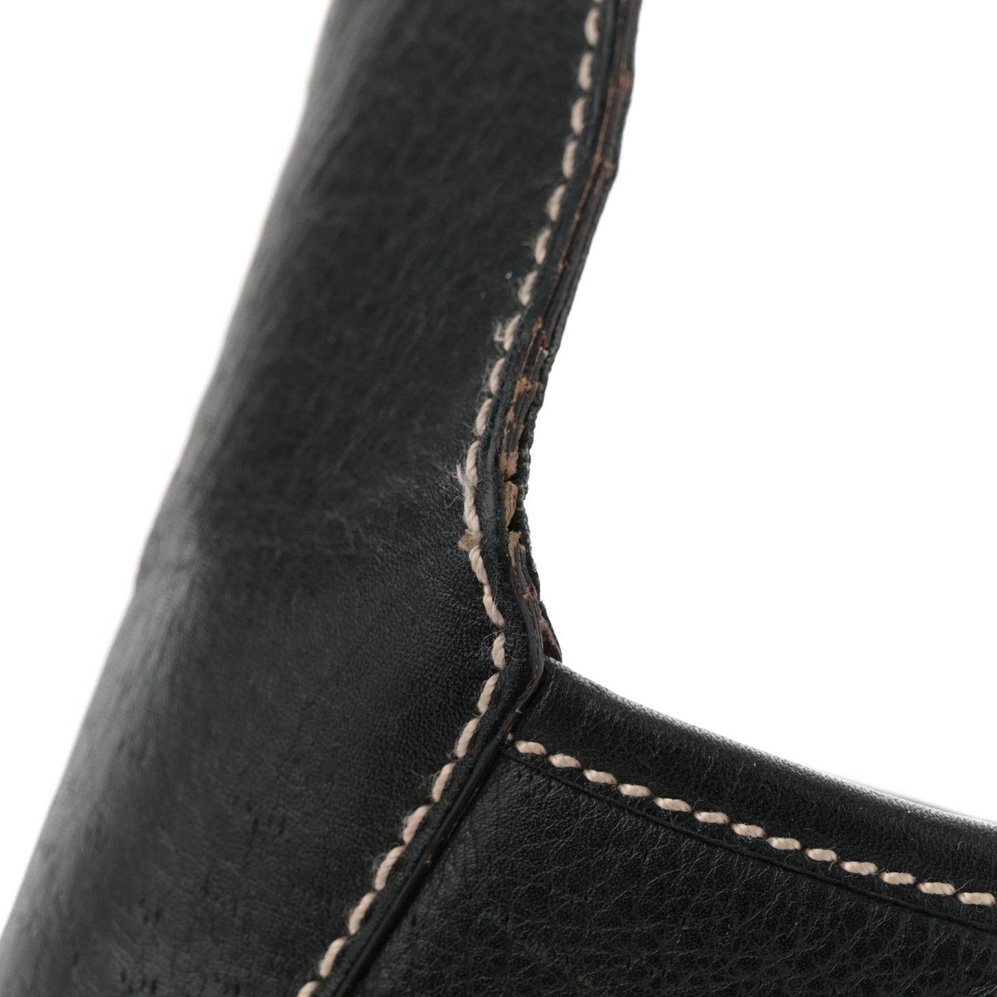 Calfskin Gancini Lock Hobo Black