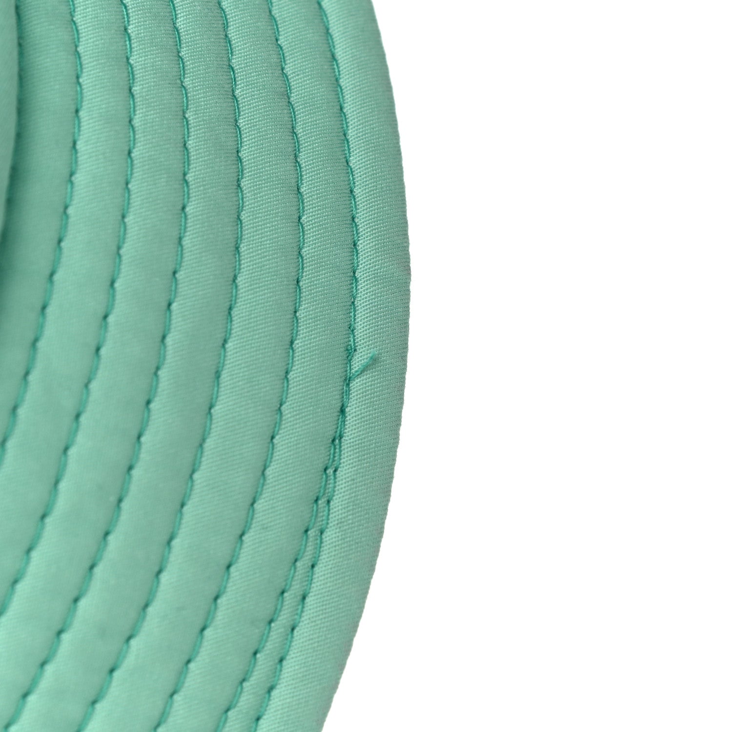 Chanel Cotton CC Cloche Bucket Hat S Turquoise Fuchsia 7 of 7