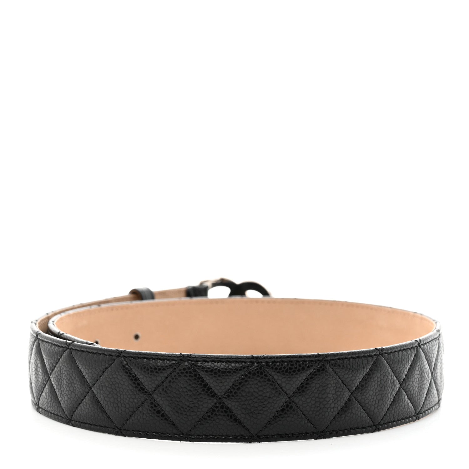 Chanel Caviar Quilted CC Belt 75 30 Black 2 of 5