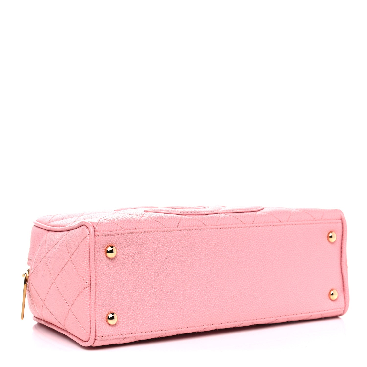 Chanel Caviar Quilted Small Bowler Pink 4 of 15