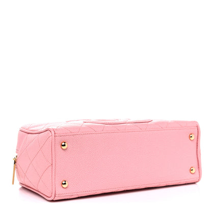 Chanel Caviar Quilted Small Bowler Pink 4 of 15