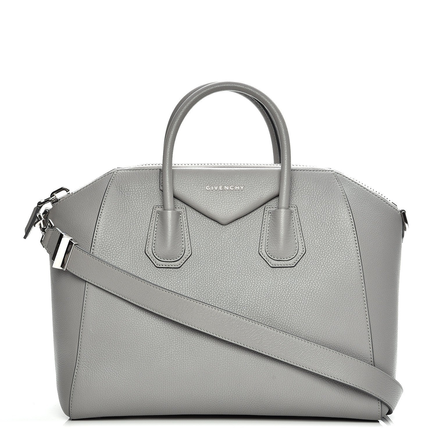 Givenchy Sugar Goatskin Medium Antigona Pearl Grey 1 of 10