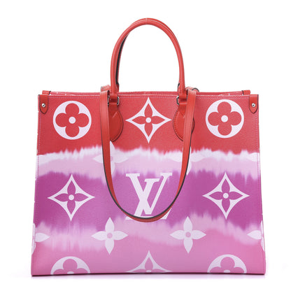 Louis Vuitton Monogram Escale Onthego GM Rouge 1 of 9