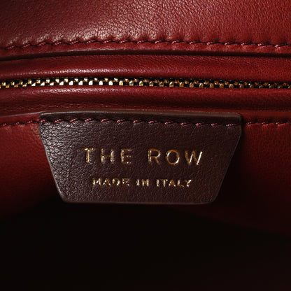 The Row Polished Saddle Calfskin Large Devon Bag Burgundy 6 of 9