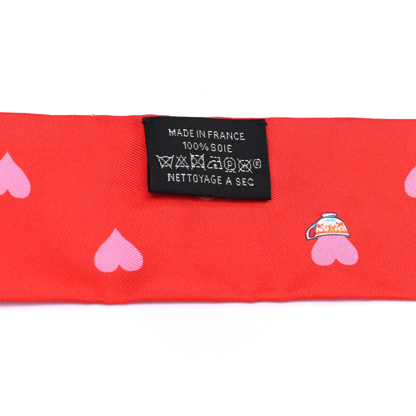 Silk Tea Time Twilly Rouge Vif Vert Multicolor