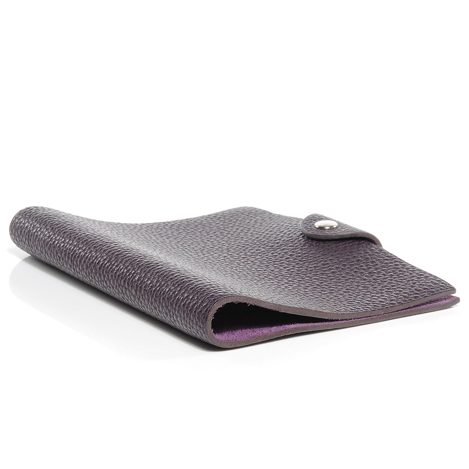 Hermes Togo Ulysse PM Notebook Cover Raisin 4 of 7