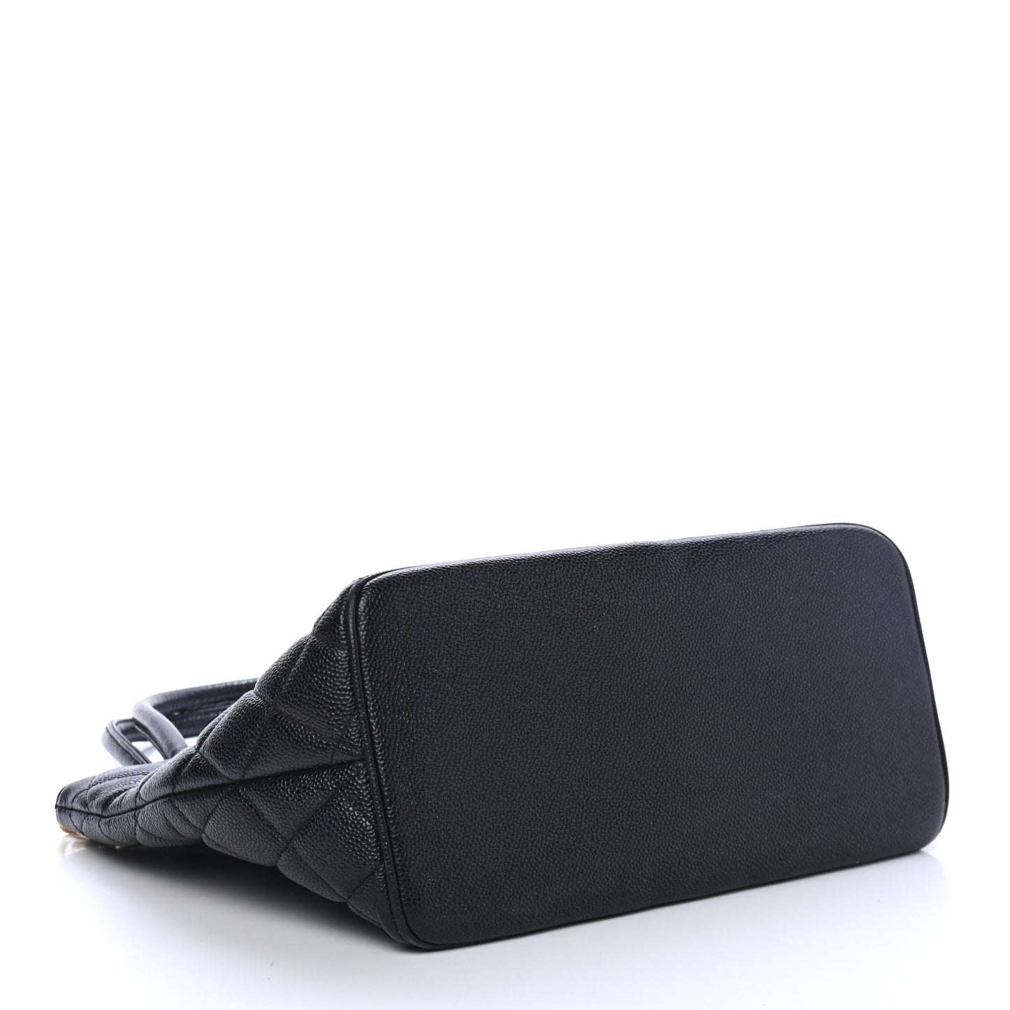 Caviar Quilted Medallion Tote Black