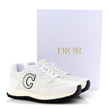 Christian Dior Calfskin C'est Dior Sneakers 37.5 White Black 10 of 10