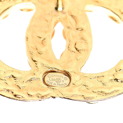 Chanel Crystal CC Earrings Gold 3 of 5