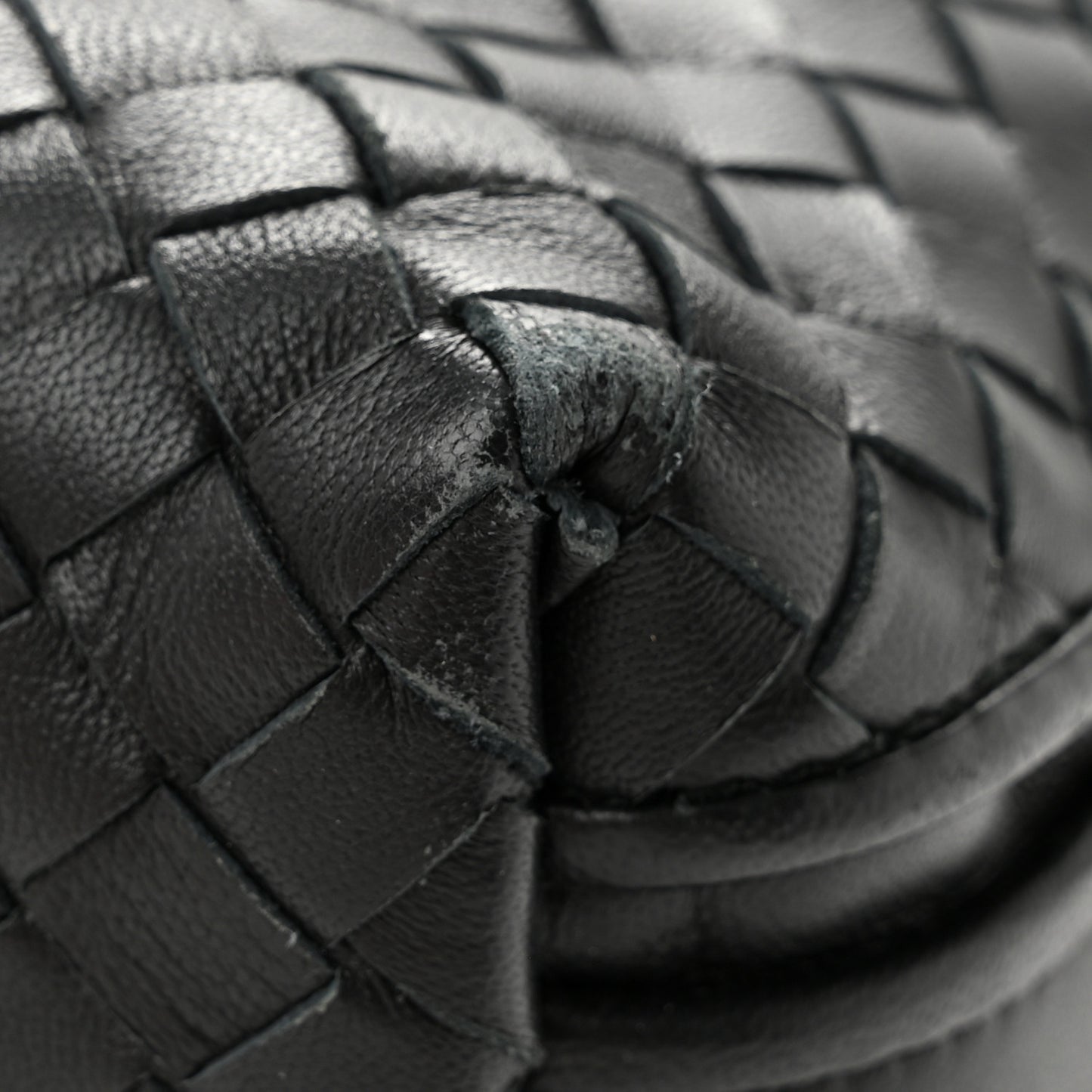 Nappa Intrecciato Nodini Bag Black
